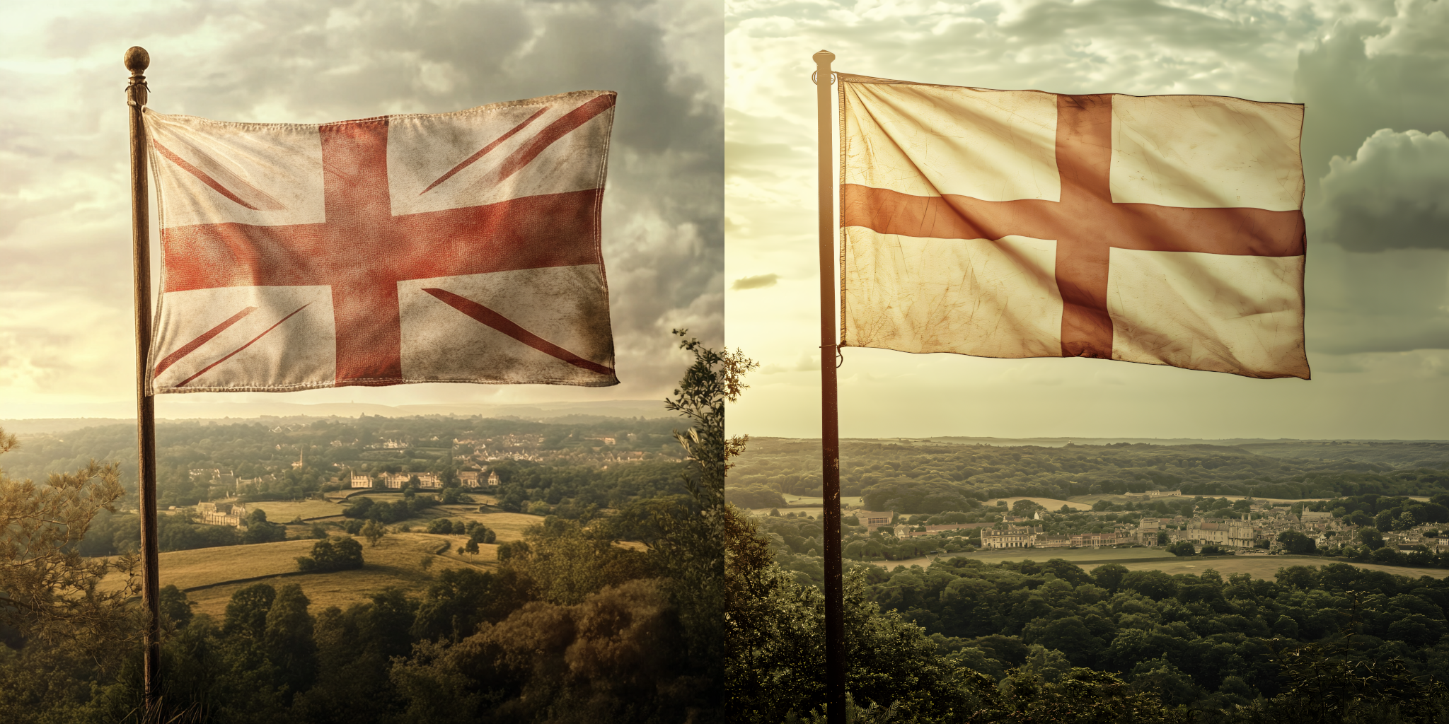 English Flag Artwork