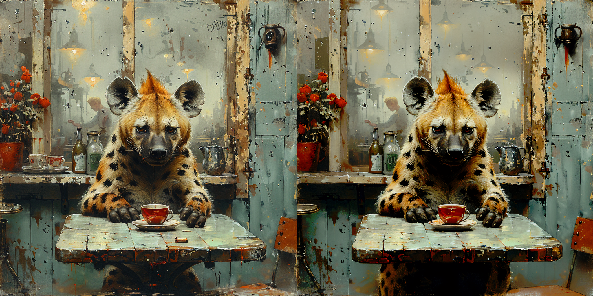 Hyena Cafe Artwork