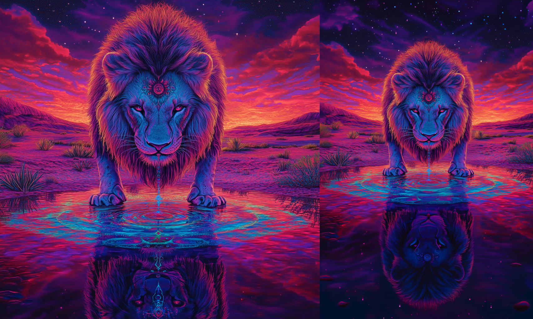 Psychedelic Reflection Artwork