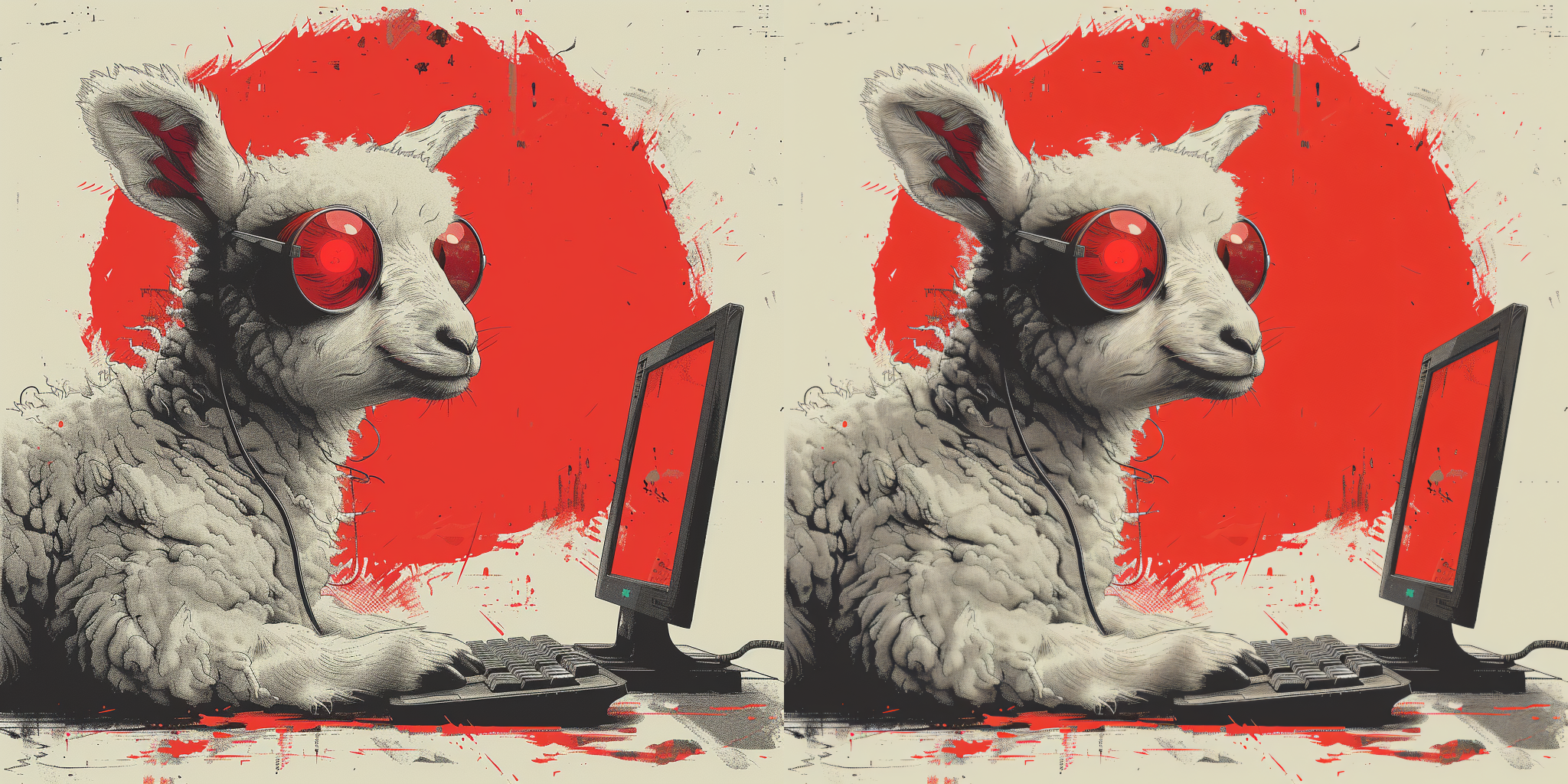 Red Sun Lamb Artwork