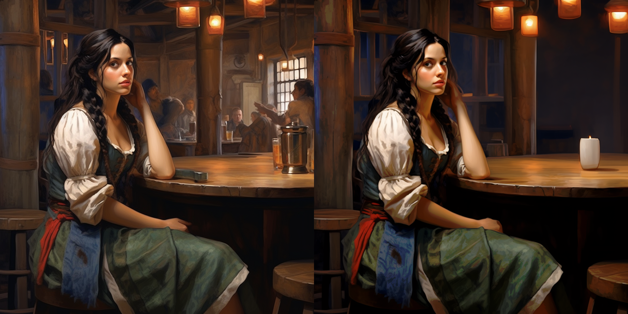 Tavern Woman Artwork