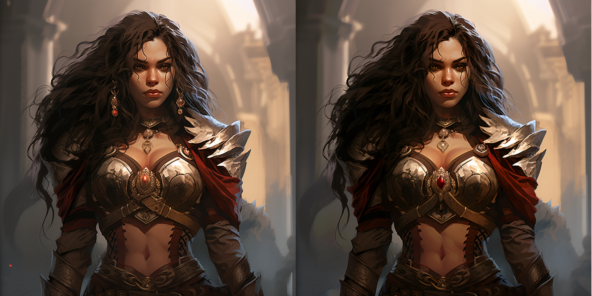 Warrior Woman Artwork